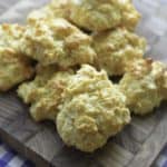 biscuits with cheddar cheese and garlic sauce
