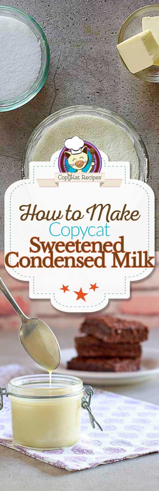 Save money when you make homemade sweetened condensed milk at home. 