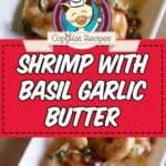 shrimp with basil garlic butter