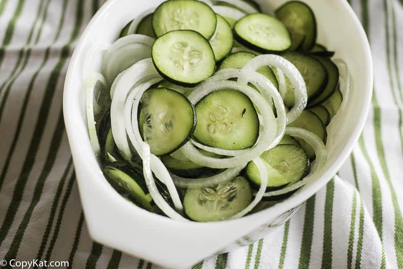 Easy Cucumber Onion Salad - CopyKat Recipes