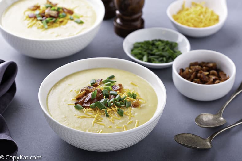 Bowl of The Machine Shed's Baked Potato Soup 