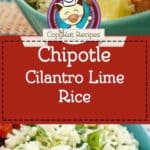 chipotle cilantro lime rice photo collage