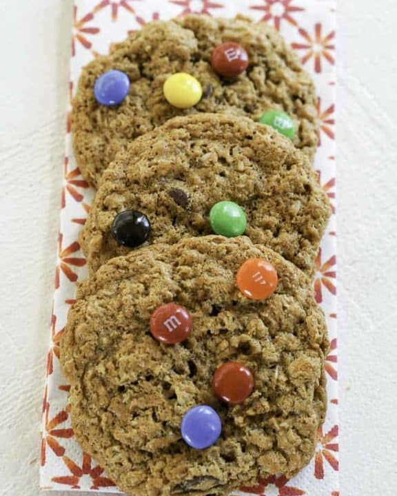You are going to love these gluten free monster cookies.