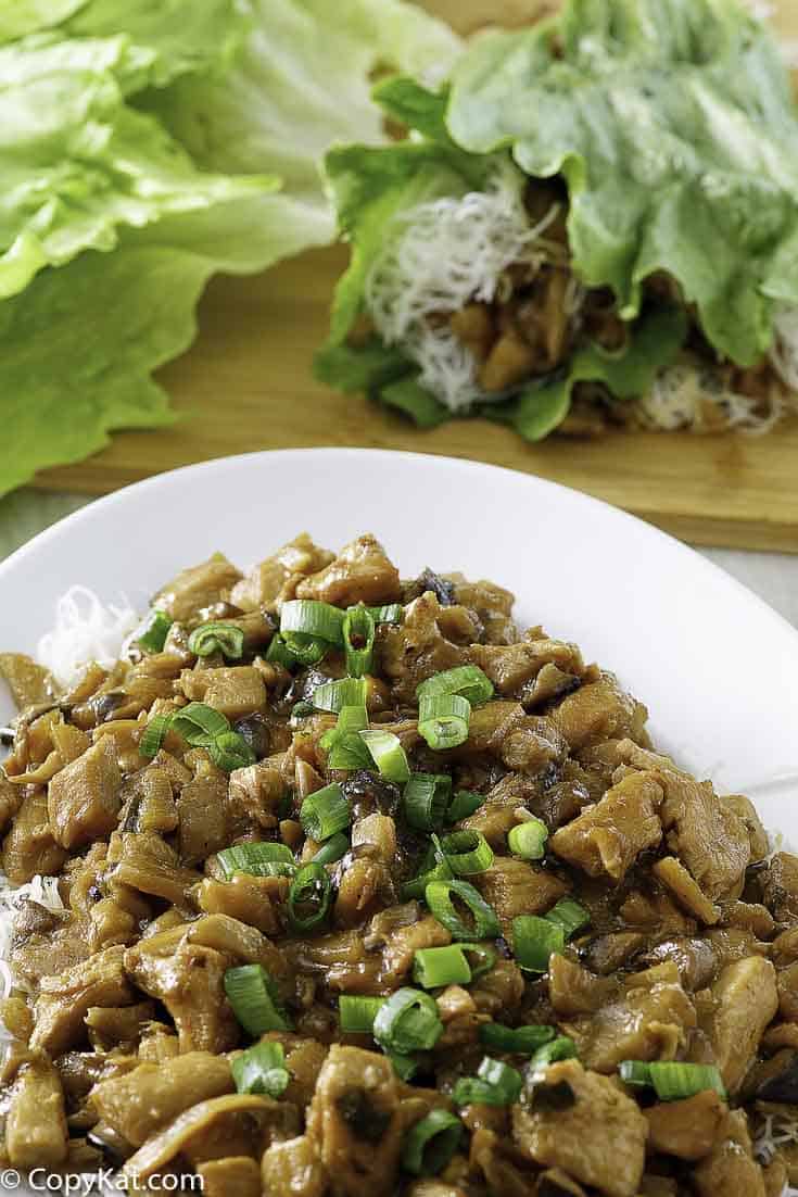 thai chicken lettuce wraps 