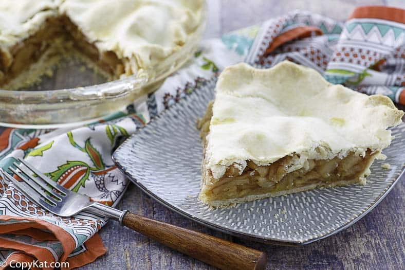 a slice of sugar free apple pie