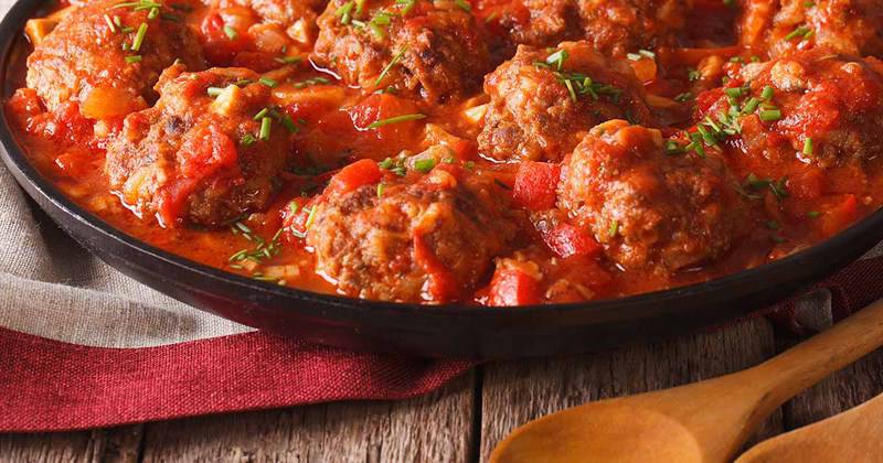 Albondigas are the perfect meatball appetizer to serve when you want to serve Tappas. 
