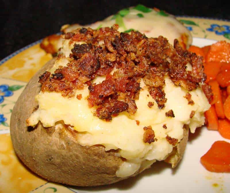 Ralph & kakoo’s twice-baked potatoes – you can make these ahead of time and serve later.