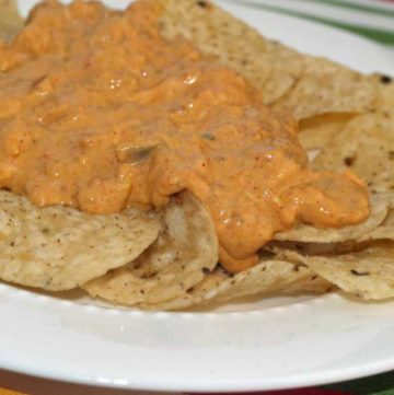 Make some Chili Cheesy dip for your party.