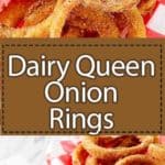 hand battered onion rings