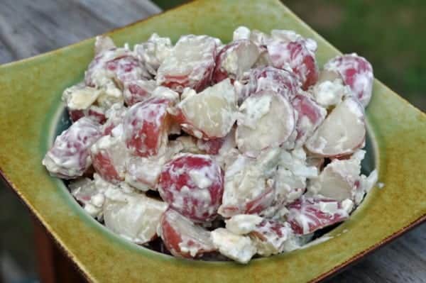 Sweet Tomatoes Red White and Blue Potato Salad Recipe