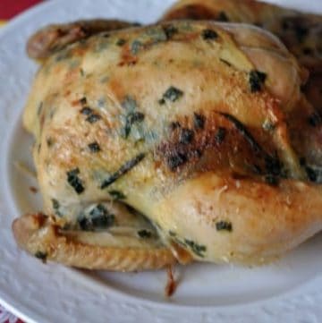 recipe for baked chicken on a plate