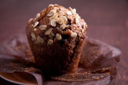 unwrapped muffin