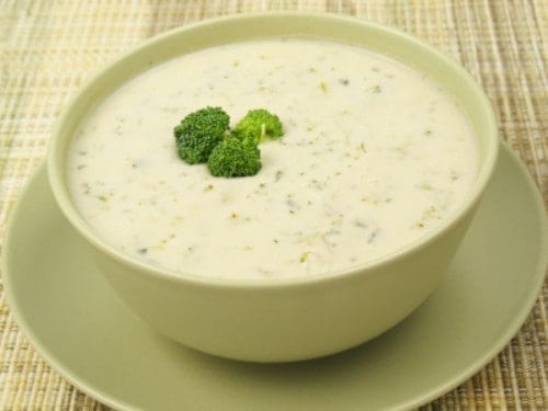 bowl of broccoli soup