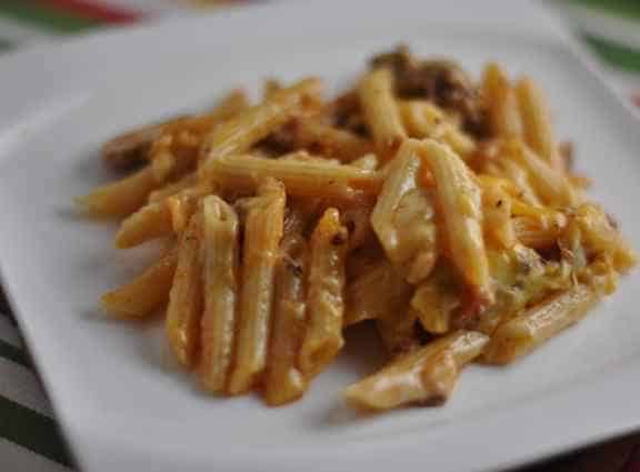 Casserole cheese and macaroni