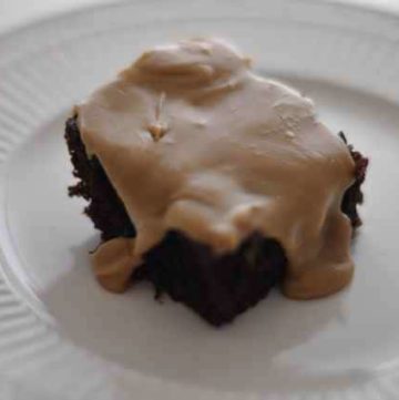 Chocolate Cake with Caramel frosting