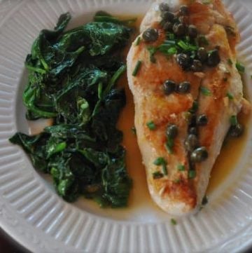 chicken piccata light with weight watcher points