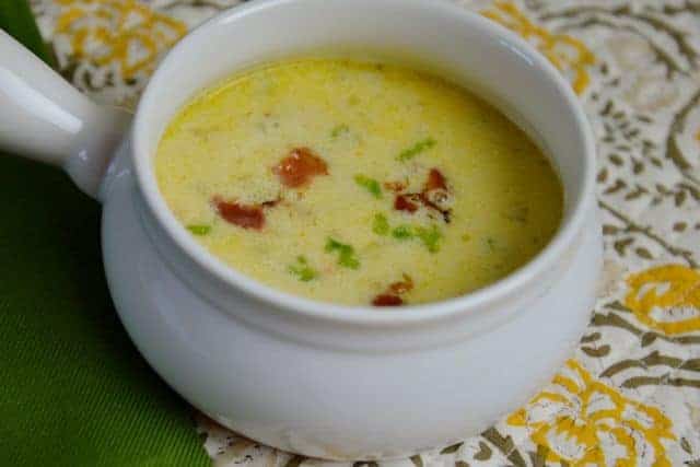 soup made from beer and cheddar cheese