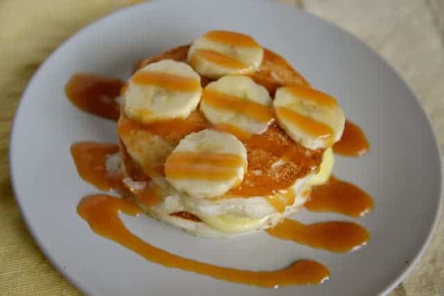 IHOP - Layered with dulce de leche cream, Caramel Bon Bon Pancakes