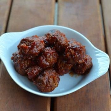 tangy sweet chipotle meatballs