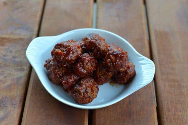 tangy sweet chipotle meatballs