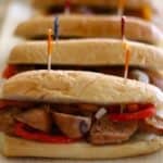 Grilled Turkey Sausages and Pepper Sandwich Recipe