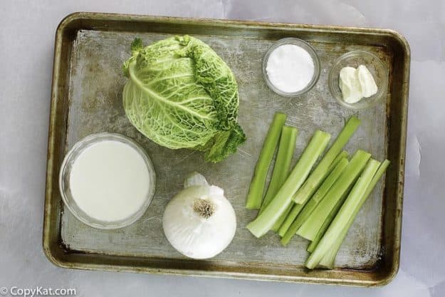 ingredients to make homemade coleslaw