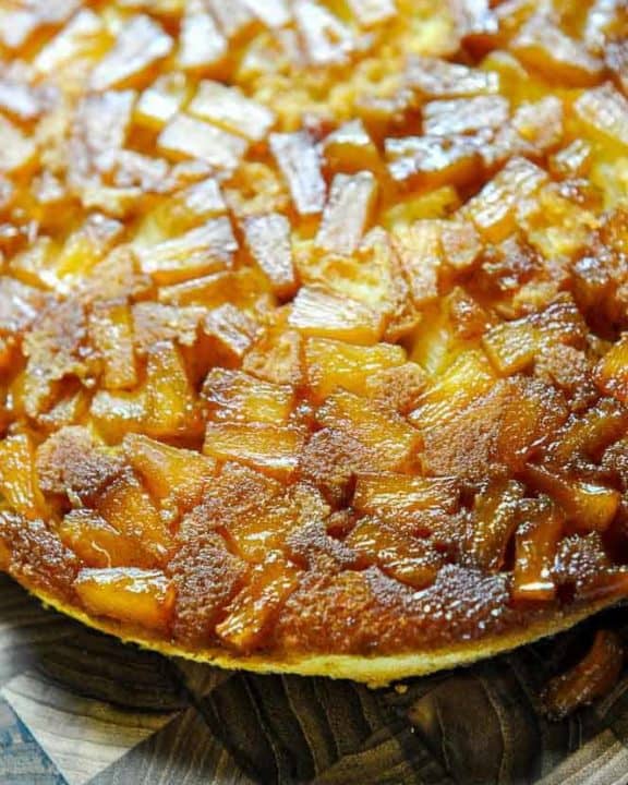 Make this pineapple upside down cake from CopyKat.com