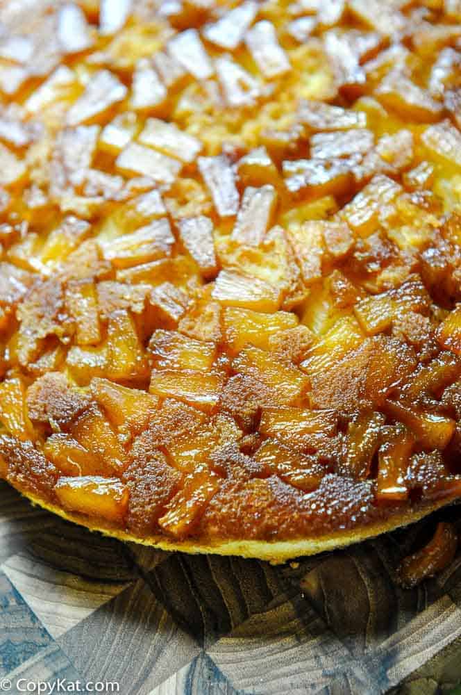 Make this pineapple upside down cake from CopyKat.com