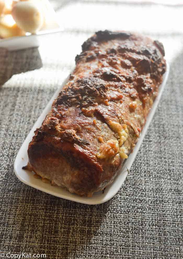 Make a delicious roasted pork loin from CopyKat.com