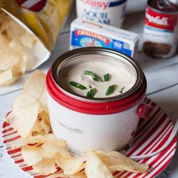 You can prepare this hot French Onion Dip from CopyKat.com, this has just three ingredients.