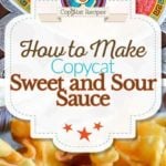 Homemade Sweet and Sour Sauce photo collage