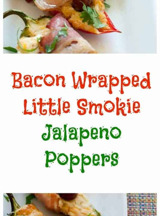 How about some bacon wrapped little smokie jalapeno poppers from CopyKat.com