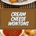 fried cream cheese wontons