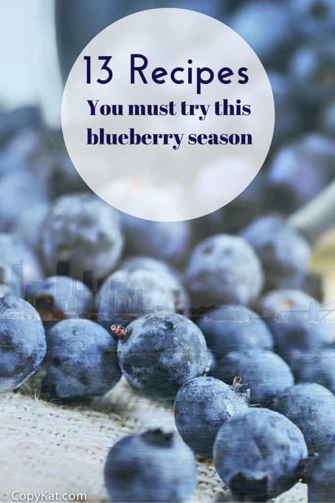 13 sensational blueberry recipes