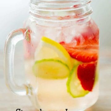 Strawbery Lemon Cucumber Water
