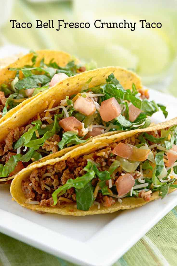 Taco Bell Fresco Crunchy Taco CopyCat Recipe