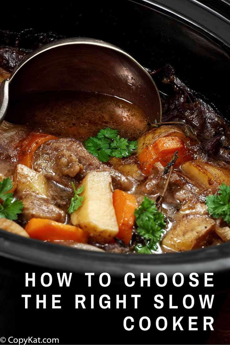 How to Choose the Right Slow Cooker from CopyKat.com