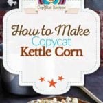 kettle corn photo collage