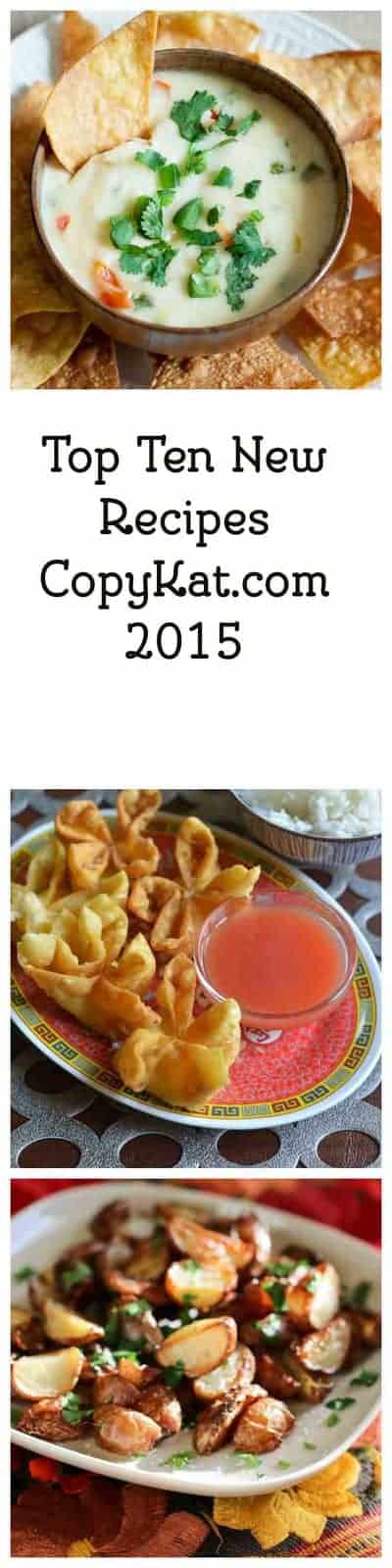 Check out the most popular recipes on CopyKat.com. I bet you find a new favorite recipe here. 