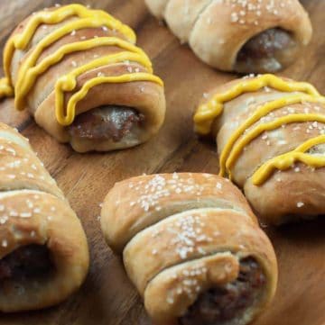 Make some of these delicious pretzel brats.