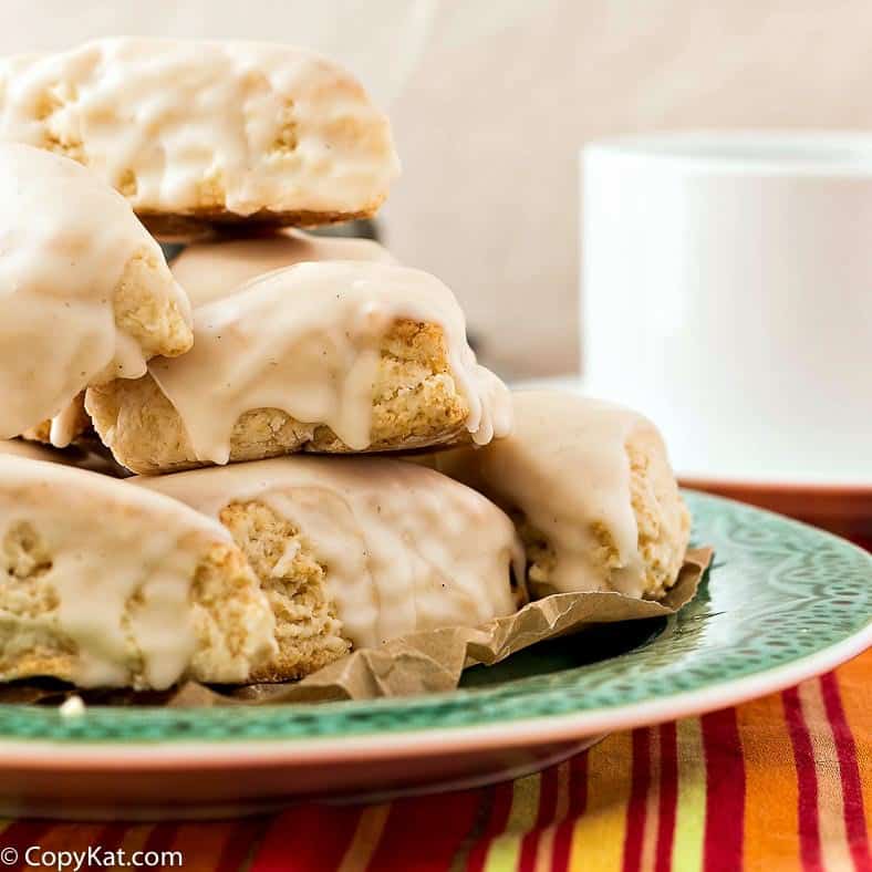 Petite Vanilla Scones on a plate