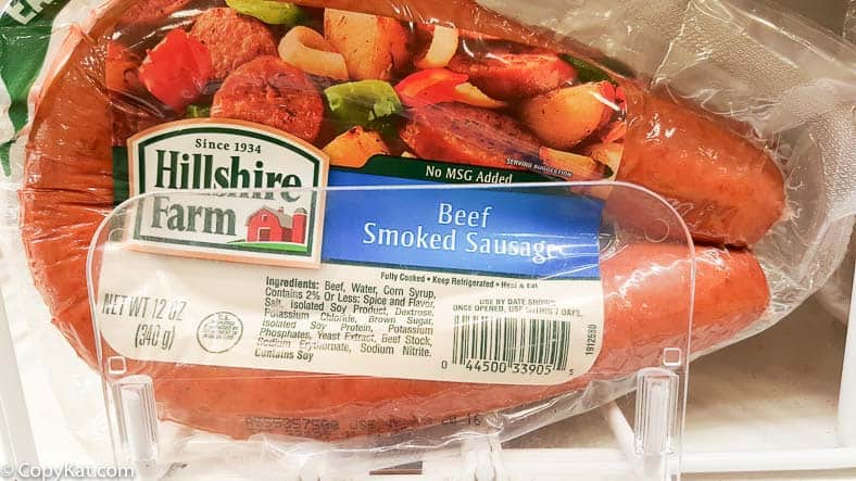 Hillshire Smoked Sausage is available at Target.