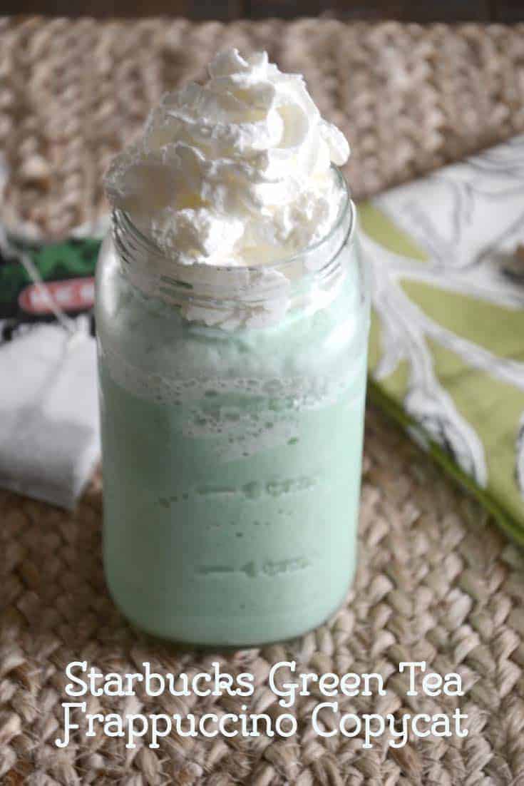 Starbucks Green Tea Frappuccino can be made at home. Try this copycat recipe today. 