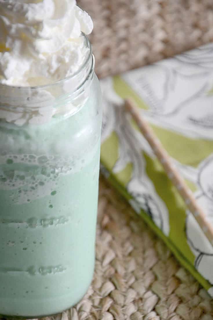 You can make your own homemade Starbucks Green Tea Frappuccino at home with this easy copycat recipe. 