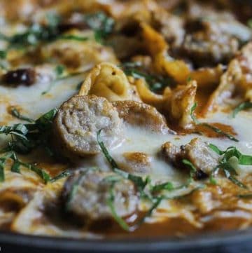 This Italian skillet is so easy to make, you will love this dish!
