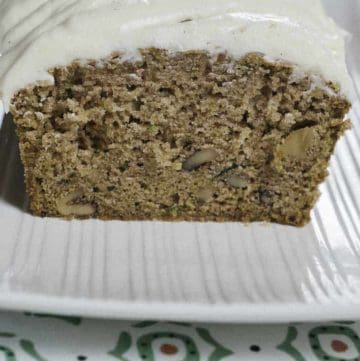 Homemade Zucchini bread is delicious when made from fresh zucchini.