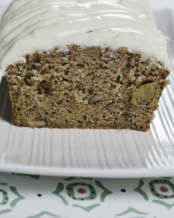 Homemade Zucchini bread is delicious when made from fresh zucchini.