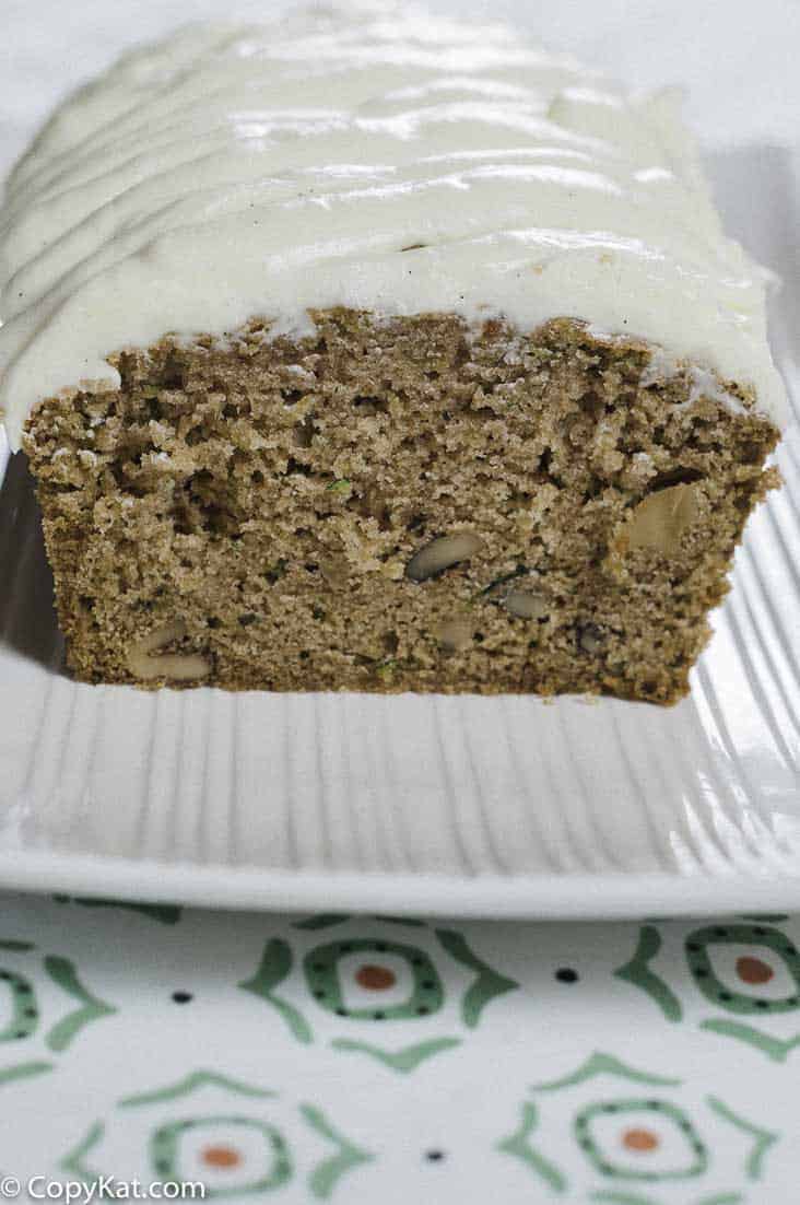Homemade Zucchini bread is delicious when made from fresh zucchini.   