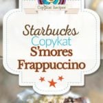 Starbucks S'mores Frappuccino photo collage