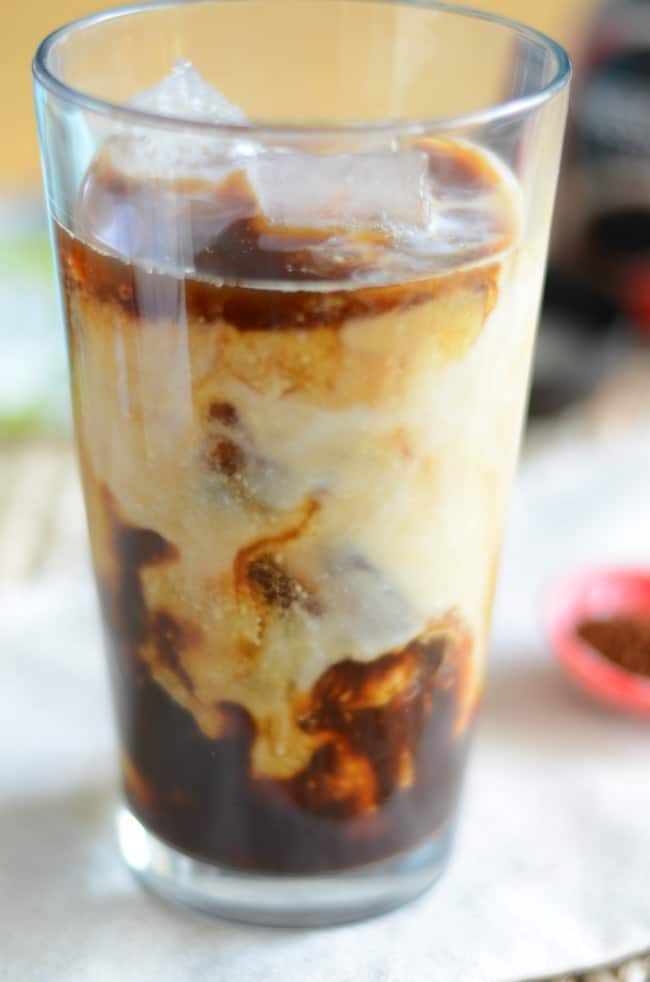 Iced Coconut Mocha Macchiato